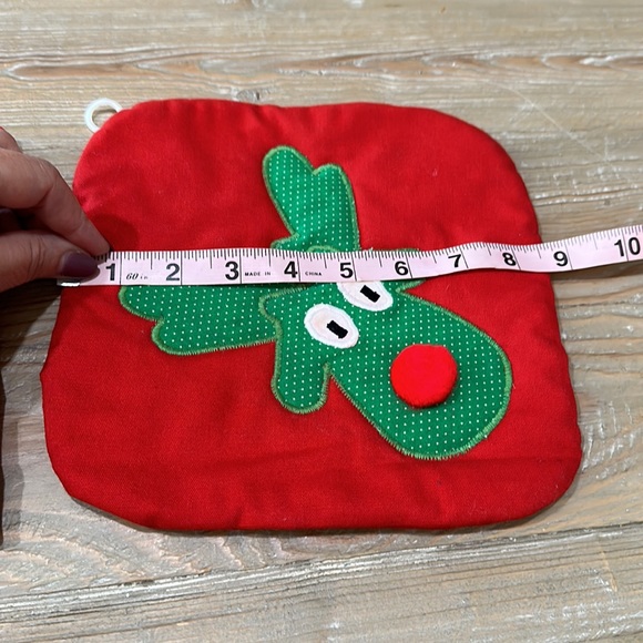 Vintage Reindeer Pot Holders Set of 2 - Picture 6 of 10